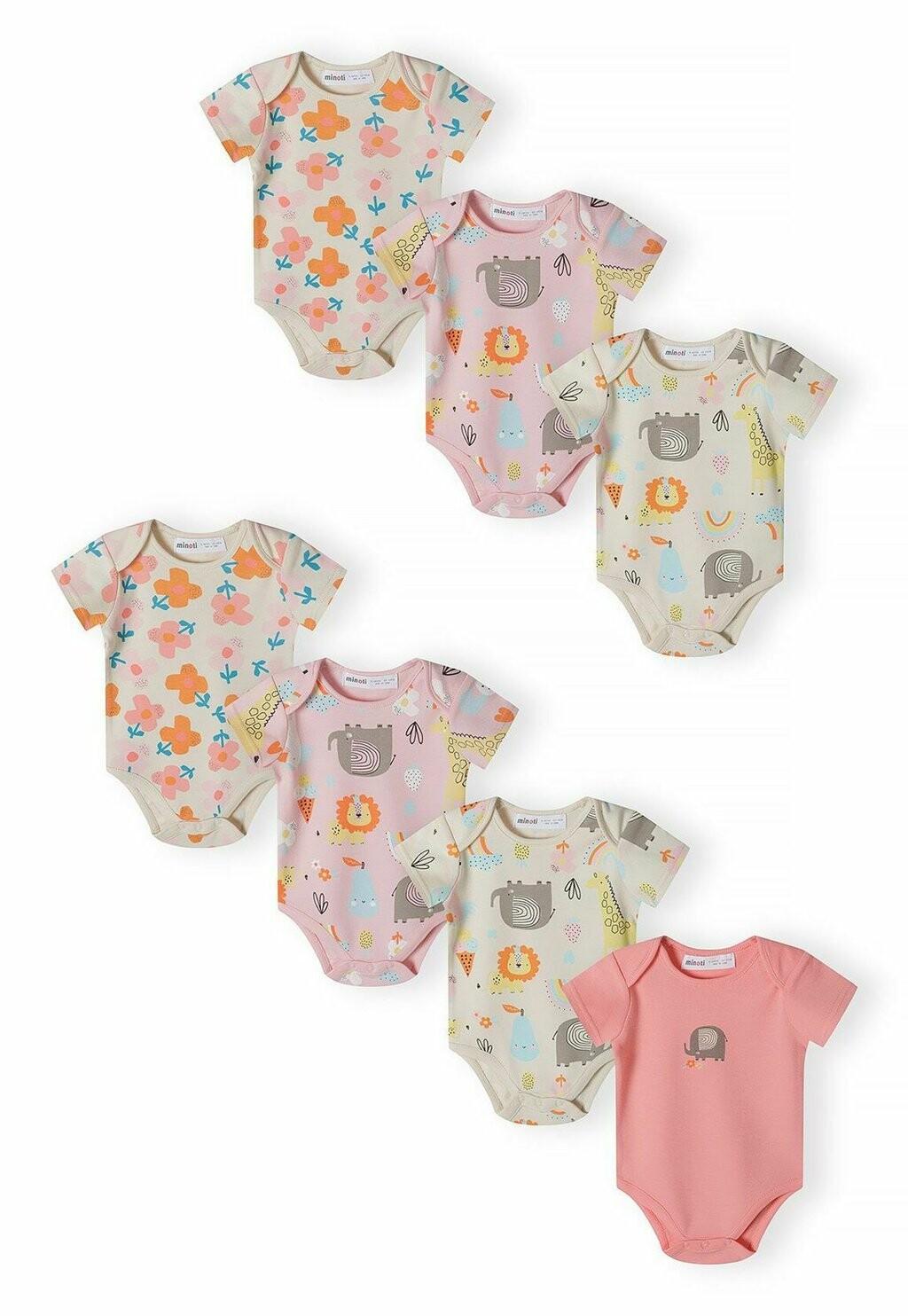 Боди 7 PACK SHORT SLEEVE MINOTI, цвет pink off white coral
Боди 7 PACK SHORT SLEEVE MINOTI, цвет pink off white coral