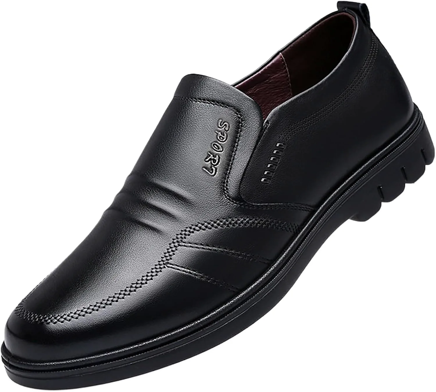 Men Leather Shoes Fashionable and Casual Style New Flat Bottomed Soft Sole Slip On Comfortable Slip On Casual Men Shoes Generic, черный
Men Leather Shoes Fashionable and Casual Style New Flat Bottomed Soft Sole Slip On Comfortable Slip On Casual Men Shoes Generic, черный