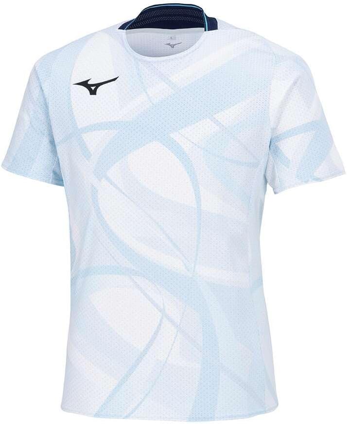 Тренировочная футболка Mizuno Dry Aeroflow, с коротким рукавом, с индивидуальным рисунком MUGEN, быстросохнущая, дышащая, 32MAB501, светло-синий
Тренировочная футболка Mizuno Dry Aeroflow, с коротким рукавом, с индивидуальным рисунком MUGEN, быстросохнущая, дышащая, 32MAB501, светло-синий