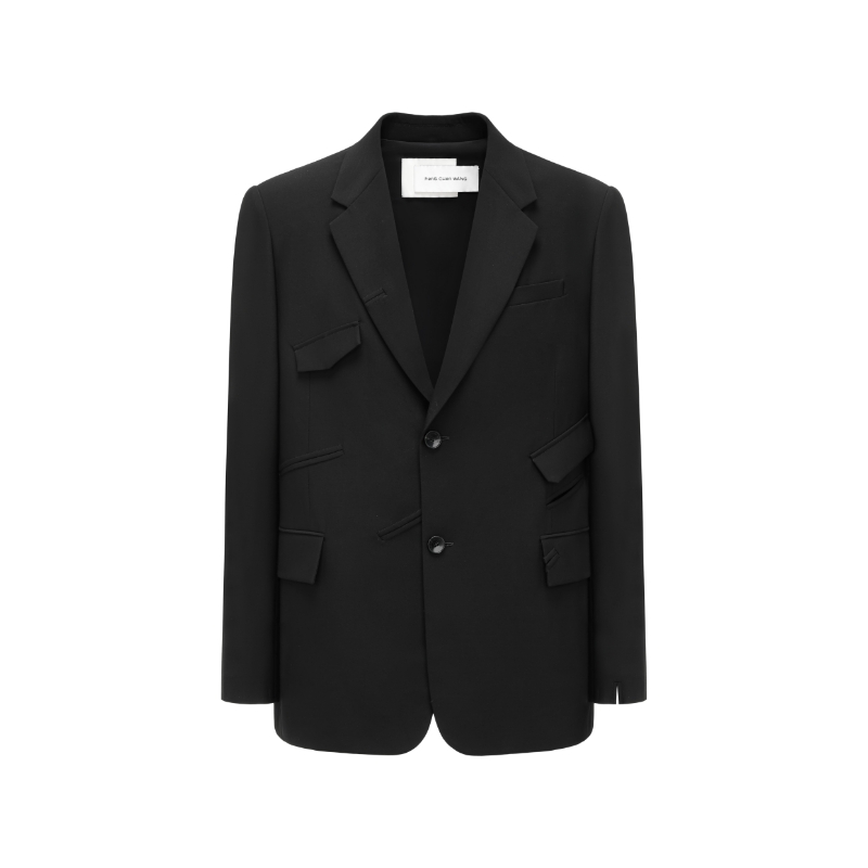 Feng Chen Wang Костюмный блейзер, Black
Feng Chen Wang Костюмный блейзер, Black