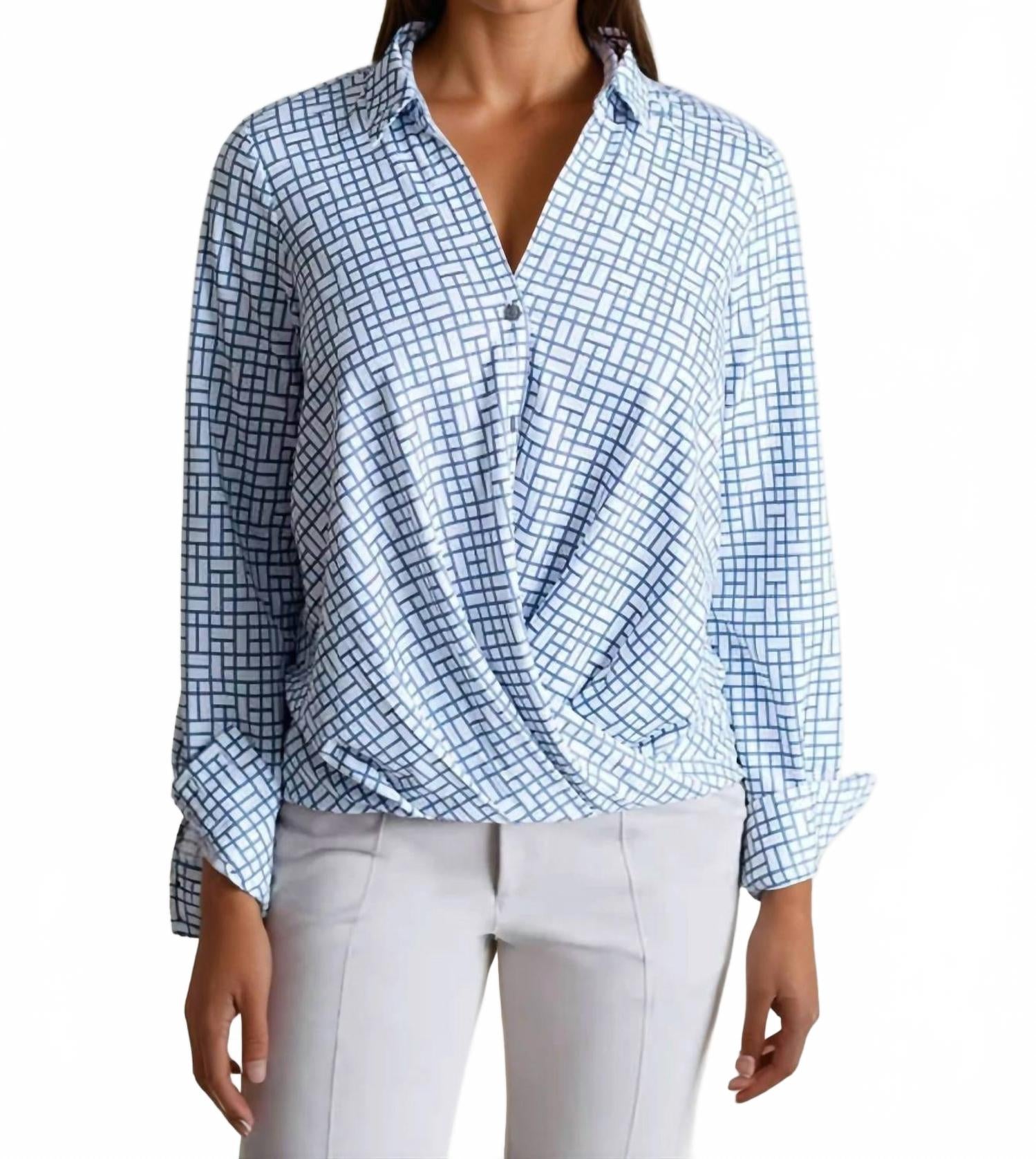 Рубашка Barcelona в бело-голубом цвете Buki
Рубашка Barcelona в бело-голубом цвете Buki