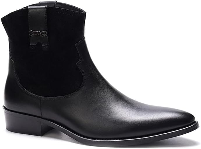 Мужские ковбойские сапоги Carlos Santana Zappa, Застежка-молния, Резиновая подошва и мягкая стелька, Верх из кожи теленка, черный
Мужские ковбойские сапоги Carlos Santana Zappa, Застежка-молния, Резиновая подошва и мягкая стелька, Верх из кожи теленка, черный