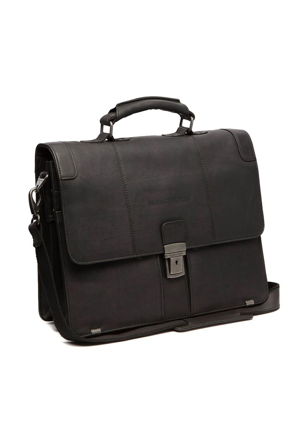 Кожаный портфель Stuttgart с отделением для ноутбука 38 см The Chesterfield Brand, черный 
Кожаный портфель Stuttgart с отделением для ноутбука 38 см The Chesterfield Brand, черный