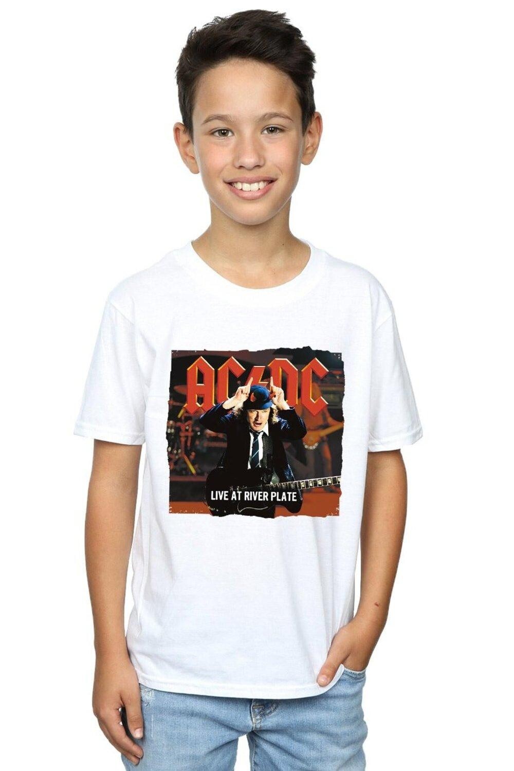 Футболка Live At River Plate Columbia Records AC/DC, белый
Футболка Live At River Plate Columbia Records AC/DC, белый