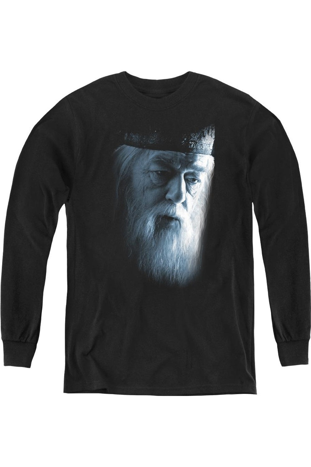 Футболка с лицом Дамблдора из Гарри Поттера, молодежная, с длинным рукавом Gildan, черный
Футболка с лицом Дамблдора из Гарри Поттера, молодежная, с длинным рукавом Gildan, черный