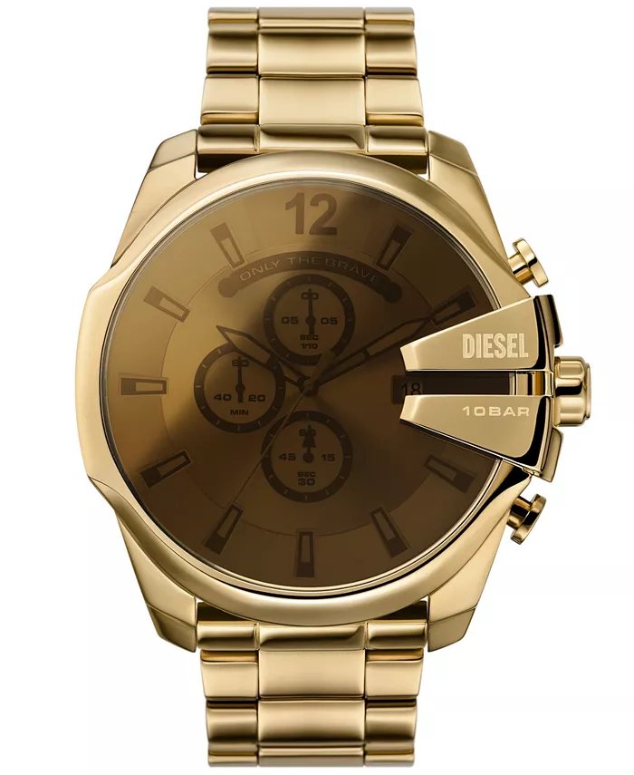 Мужские часы Mega Chief Chronograph с золотистым покрытием из нержавеющей стали, 51 мм Diesel
Мужские часы Mega Chief Chronograph с золотистым покрытием из нержавеющей стали, 51 мм Diesel