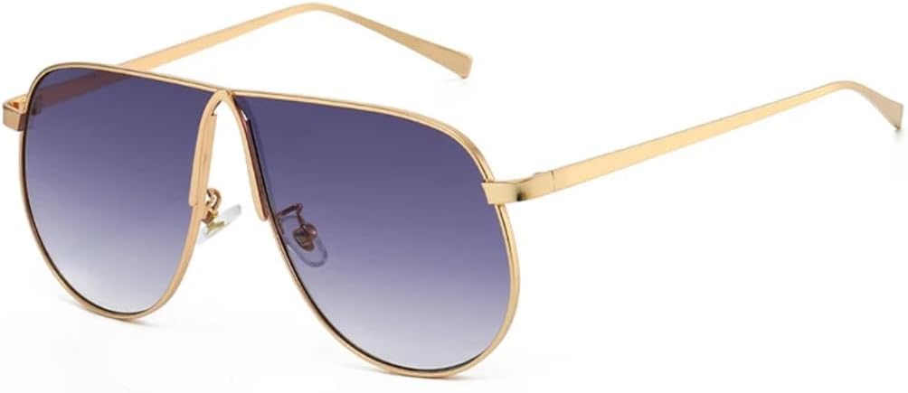 Винтажные большие металлические женские солнцезащитные очки, модные мужские солнцезащитные очки с градиентным переходом защиты UV400 в стиле панк TVTBBVV, Golden Gray Gradient
Винтажные большие металлические женские солнцезащитные очки, модные мужские солнцезащитные очки с градиентным переходом защиты UV400 в стиле панк TVTBBVV, Golden Gray Gradient