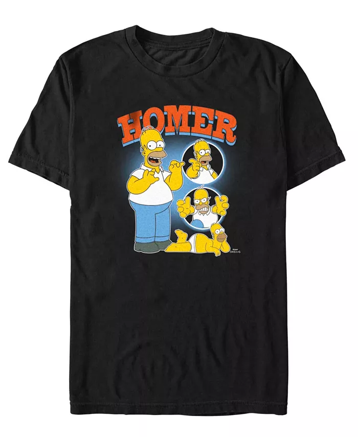 Мужская футболка с коротким рукавом Multiple Homers The Simpsons, черный
Мужская футболка с коротким рукавом Multiple Homers The Simpsons, черный