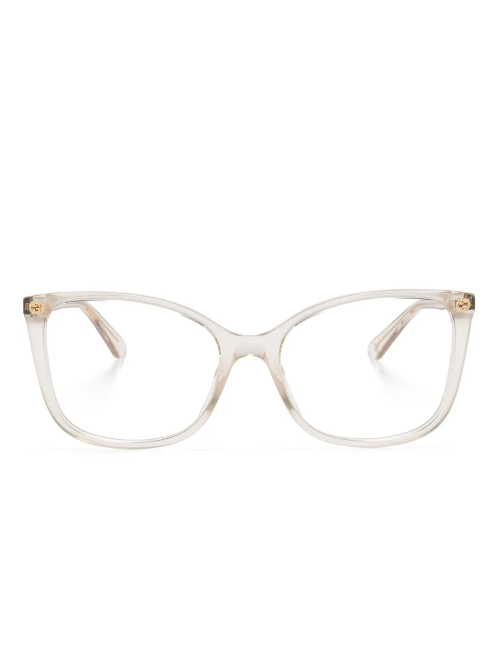 Очки в оправе 'кошачий глаз' Gucci, бежевый
Очки в оправе 'кошачий глаз' Gucci, бежевый