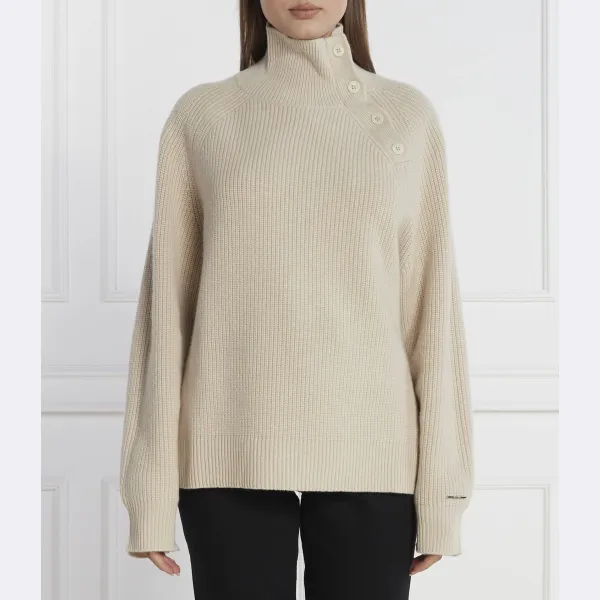 Шерстяной свитер обычного кроя Calvin Klein, бежевый
Шерстяной свитер обычного кроя Calvin Klein, бежевый