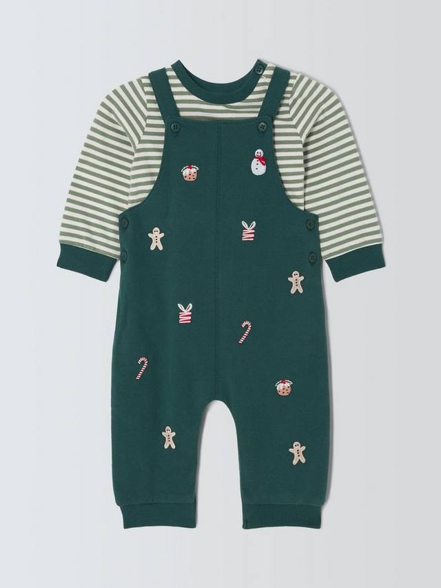 Детский комплект с вышивкой на Рождество: комбинезон и свитер John Lewis, Green
Детский комплект с вышивкой на Рождество: комбинезон и свитер John Lewis, Green