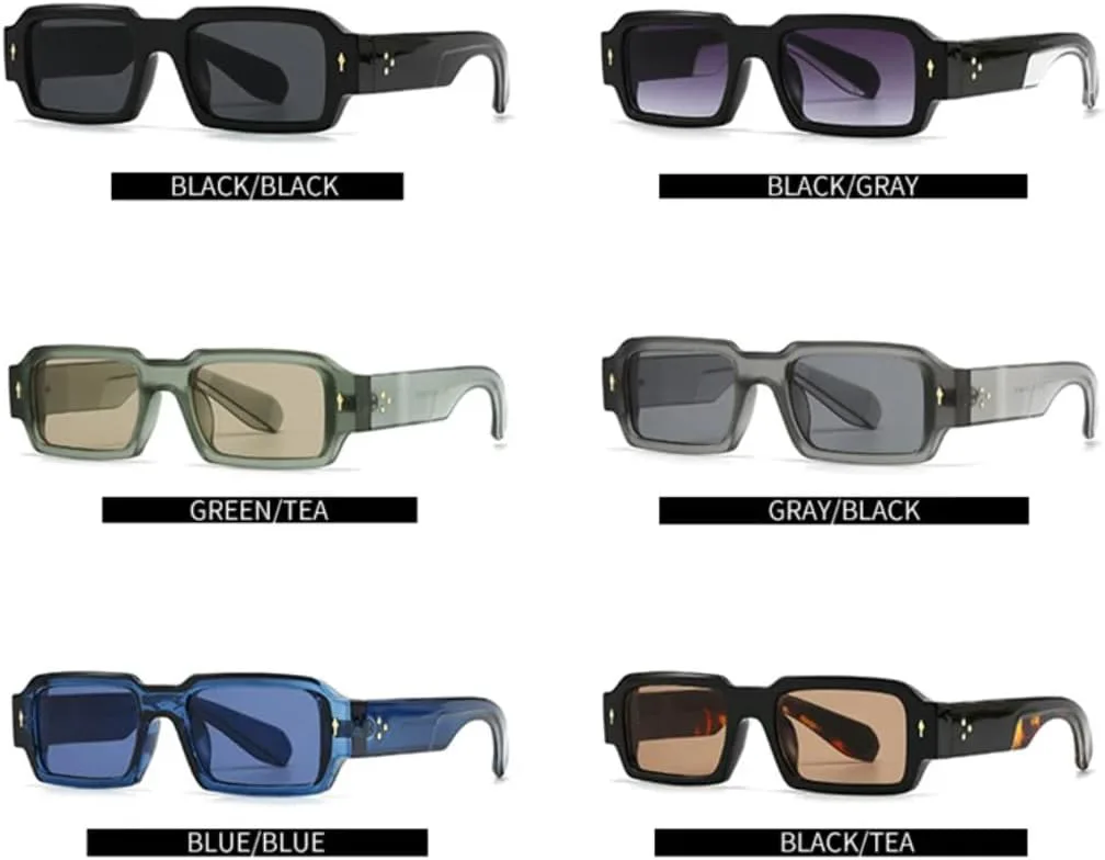 Солнцезащитные очки с защитой UV400 | Цветные линзы Rivet Punk | Для женщин и мужчин | Для занятий спортом на открытом воздухе и вождения DSVIGF, Black Gray
Солнцезащитные очки с защитой UV400 | Цветные линзы Rivet Punk | Для женщин и мужчин | Для занятий спортом на открытом воздухе и вождения DSVIGF, Black Gray