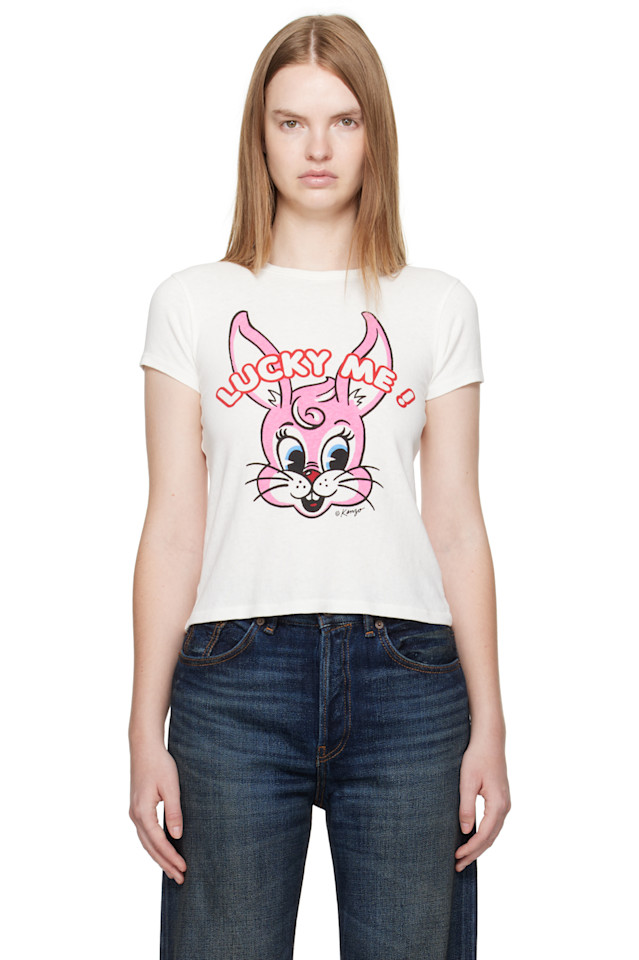 Футболка Kenzo Paris с мультяшным рисунком «Lucky Me», Off-White
Футболка Kenzo Paris с мультяшным рисунком «Lucky Me», Off-White