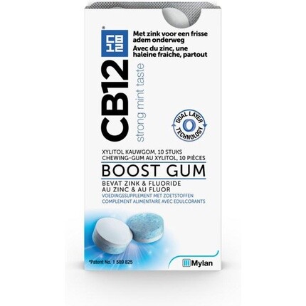 CB12 Жевательная резинка Oral Care Boost с сильным мятным вкусом
CB12 Жевательная резинка Oral Care Boost с сильным мятным вкусом