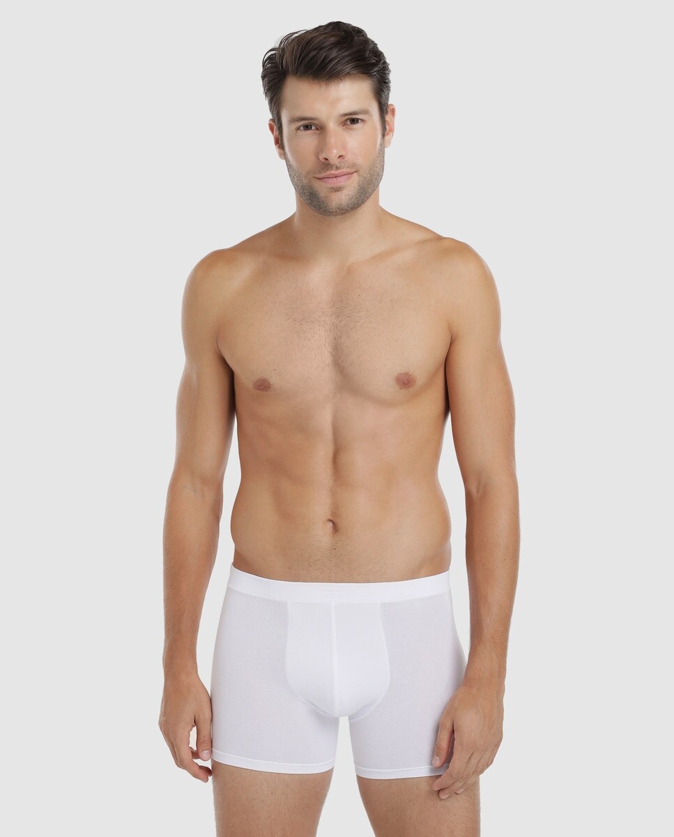 Белые мужские боксеры из органического хлопка ZD, белый
Белые мужские боксеры из органического хлопка ZD, белый