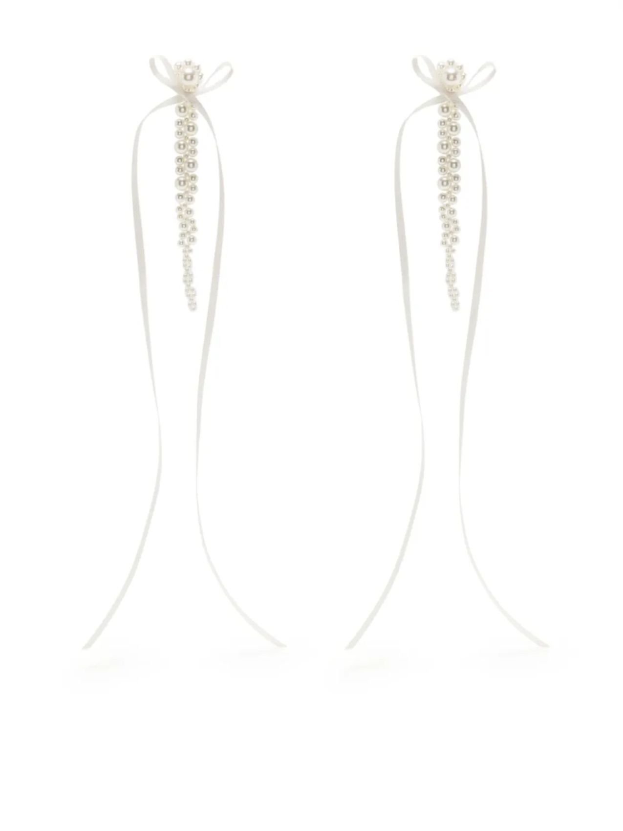 Серьги с бантами Simone Rocha, белый
Серьги с бантами Simone Rocha, белый