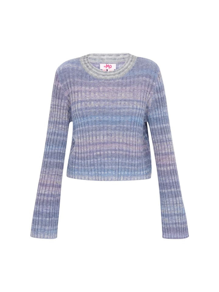 Женский свитер синего цвета с разноцветными вставками myMo
Женский свитер синего цвета с разноцветными вставками myMo