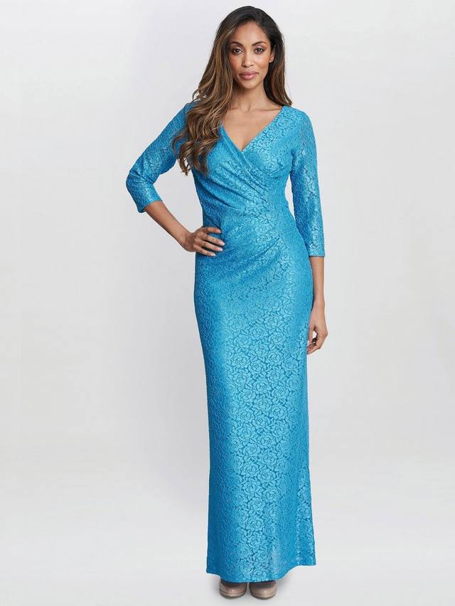 Макси-платье с кружевной оберткой fearne Gina Bacconi, цвет Turquoise
Макси-платье с кружевной оберткой fearne Gina Bacconi, цвет Turquoise