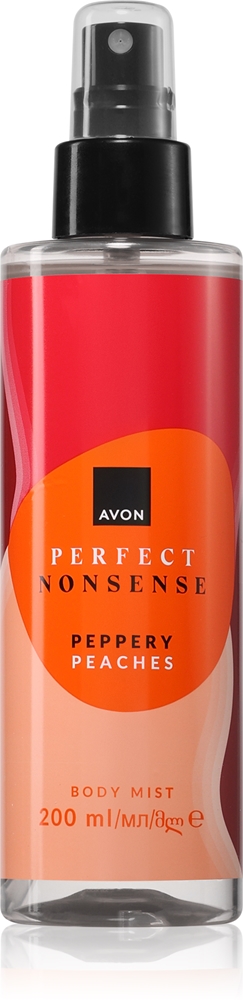 Спрей для тела с ароматом перечных персиков Perfect Nonsense Avon, 200 мл
Спрей для тела с ароматом перечных персиков Perfect Nonsense Avon, 200 мл