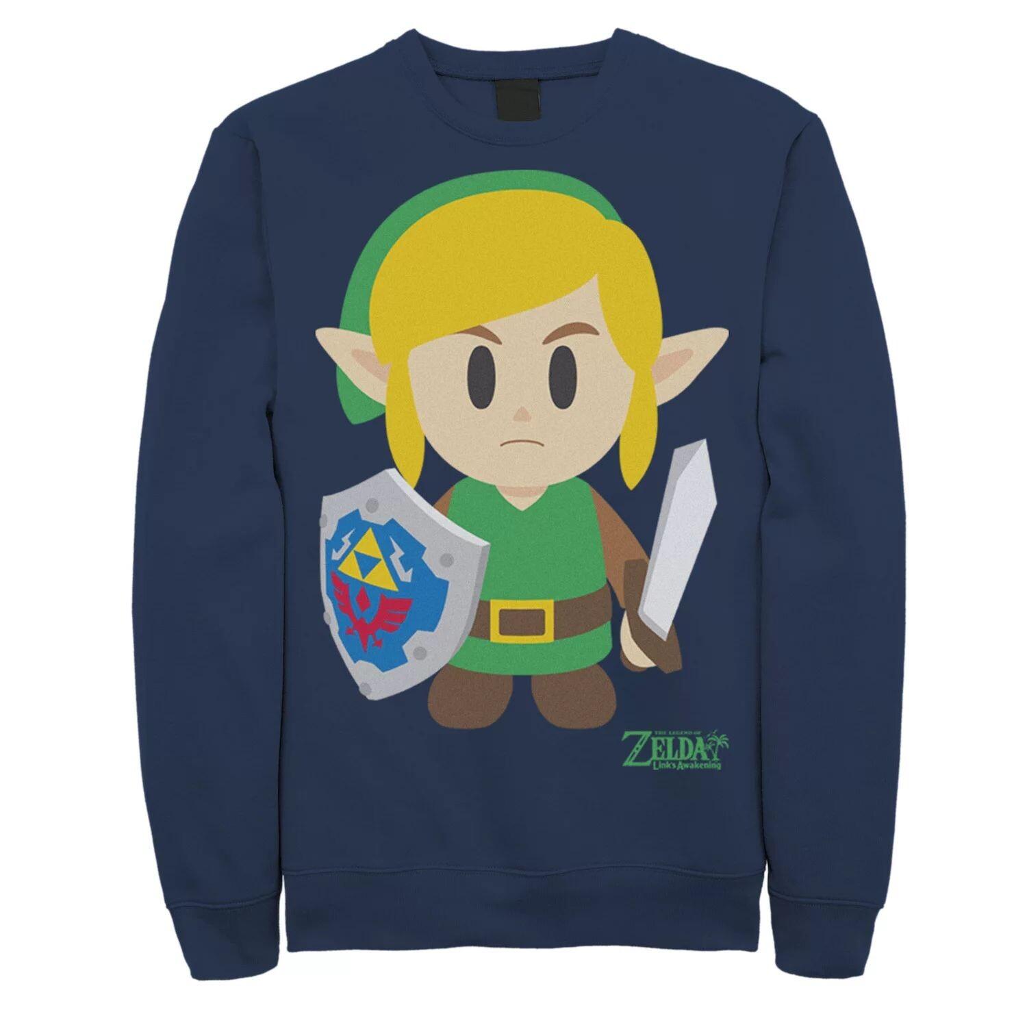 Мужская флисовая футболка Nintendo Legend Of Zelda Links Awakening Link Avatar Licensed Character, синий
Мужская флисовая футболка Nintendo Legend Of Zelda Links Awakening Link Avatar Licensed Character, синий