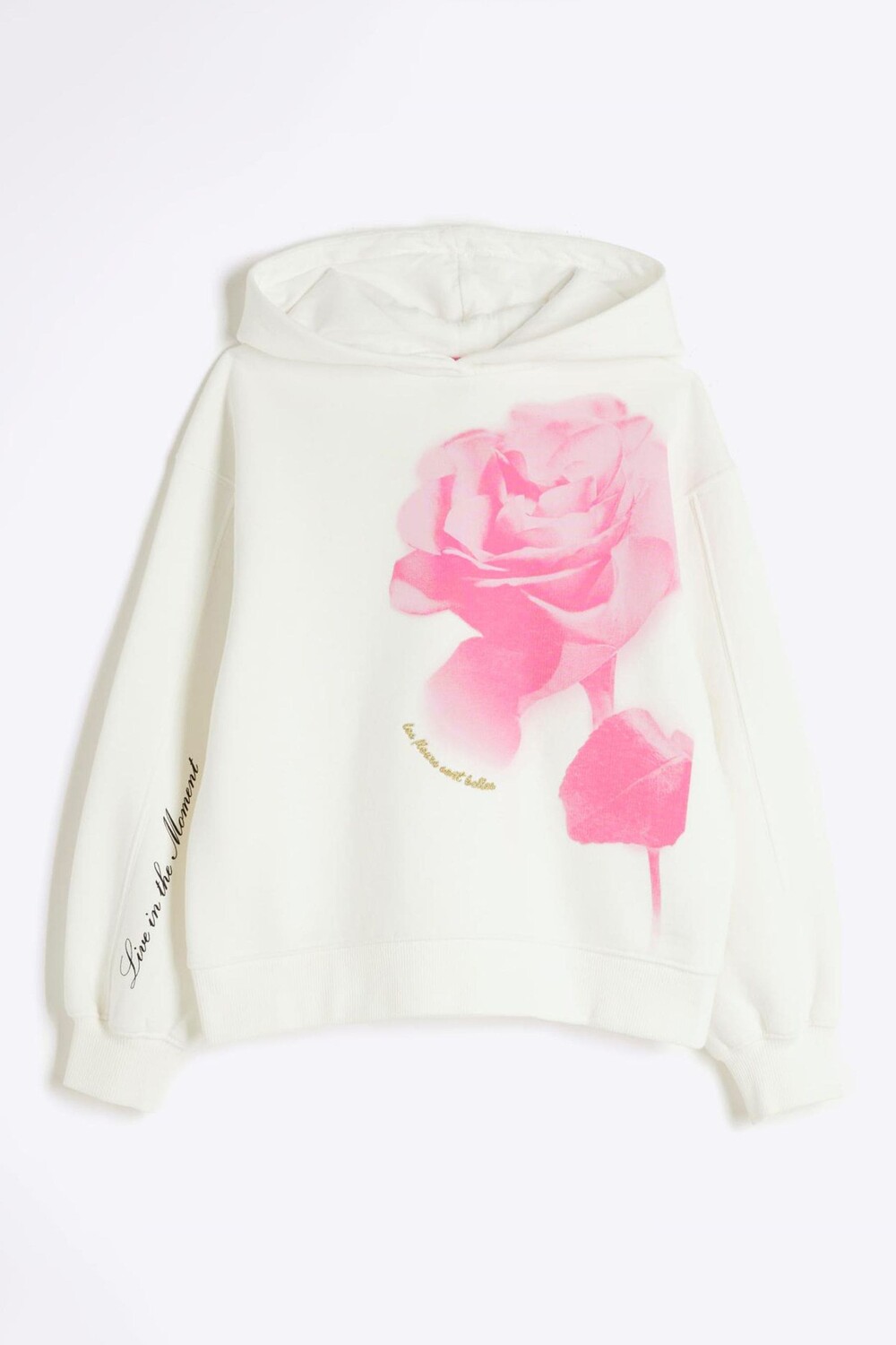 Толстовка с капюшоном для девочек с розовым принтом River Island, бежевый
Толстовка с капюшоном для девочек с розовым принтом River Island, бежевый