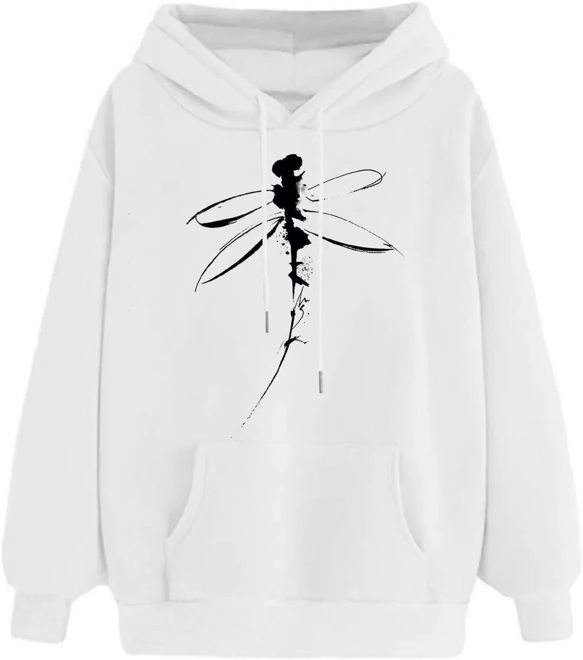 Толстовка с принтом Dragonfly, легкая, с длинными рукавами и карманами
Толстовка с принтом Dragonfly, легкая, с длинными рукавами и карманами