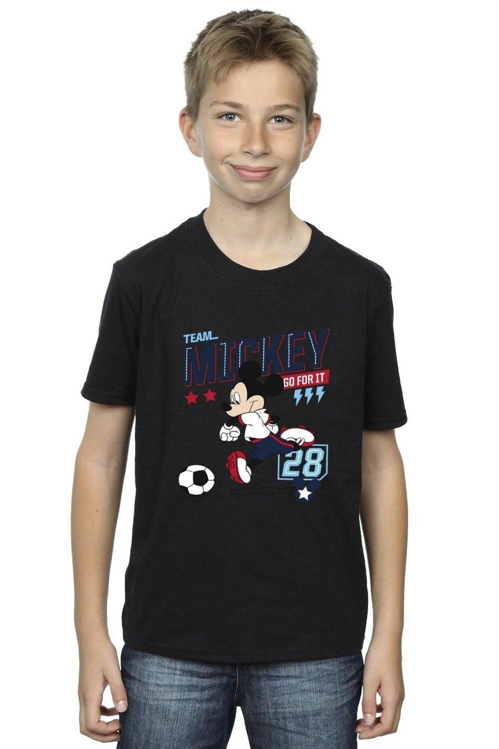 Футбольная футболка с Микки Маусом и Микки Маусом Disney, черный
Футбольная футболка с Микки Маусом и Микки Маусом Disney, черный