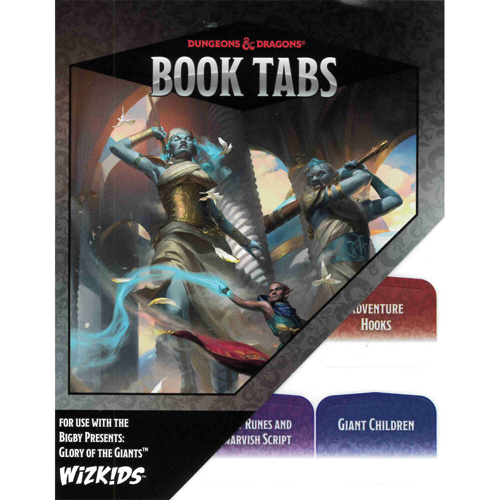 Ролевая игра WizKids/NECA D&D Book Tabs: Bigby Presents Glory of the Giants (Game On! Sale)
Ролевая игра WizKids/NECA D&D Book Tabs: Bigby Presents Glory of the Giants (Game On! Sale)