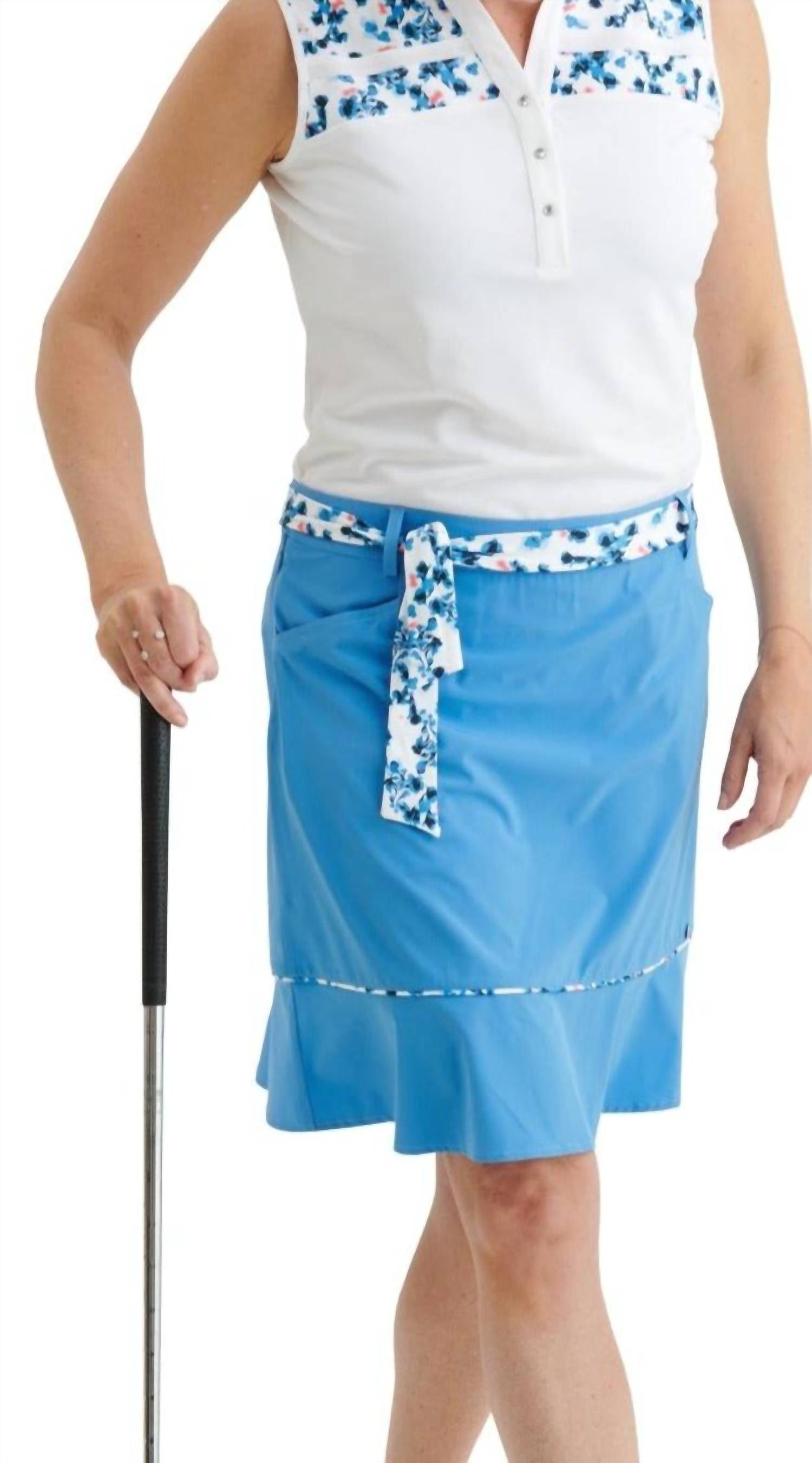 Женское поло Anne без рукавов в цвете «Небеса белые/голубые» Abacus Sportswear US
Женское поло Anne без рукавов в цвете «Небеса белые/голубые» Abacus Sportswear US