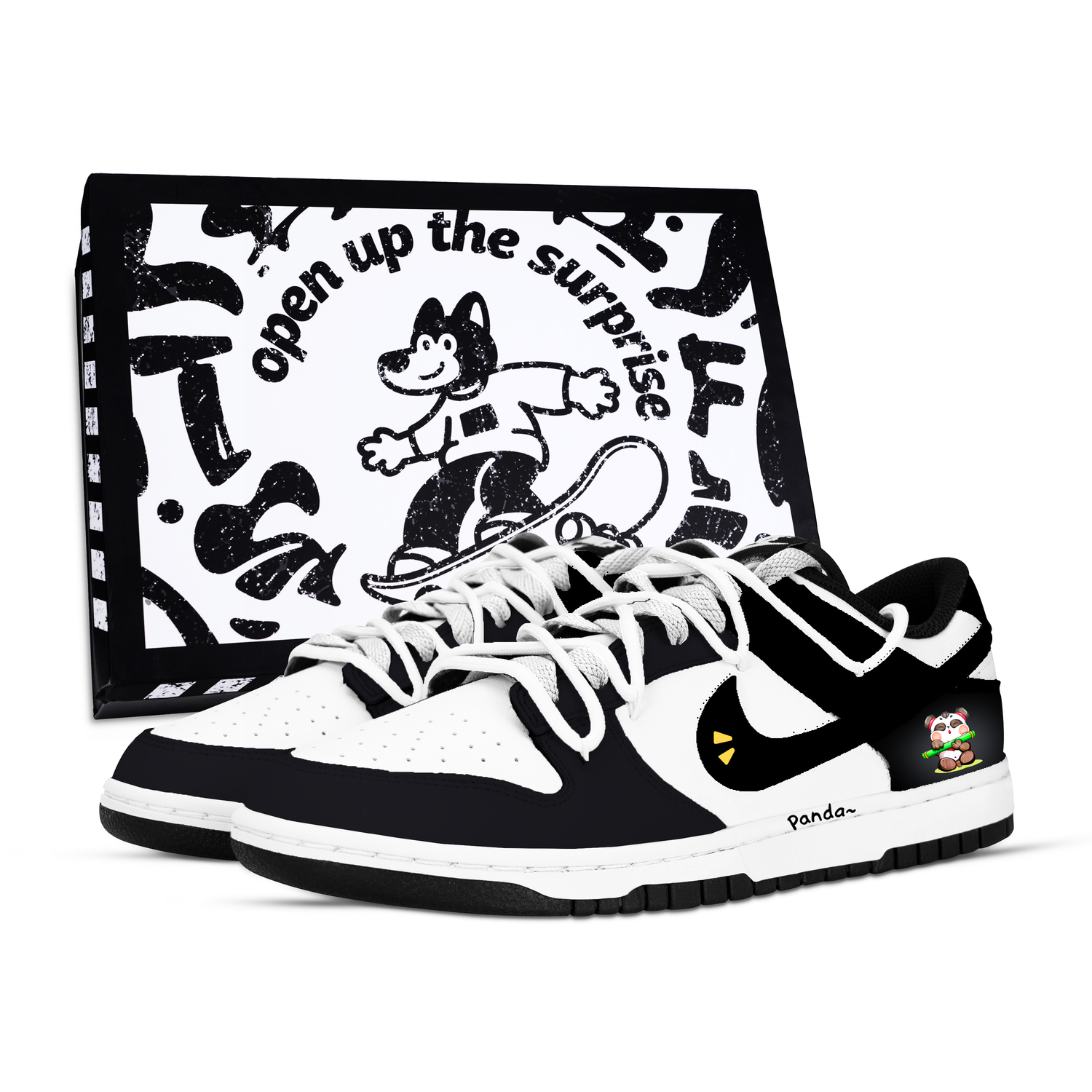 Кроссовки для скейтбординга dunk bamboo treasure food fun box низкие, устойчивые к истиранию, unisex Nike, черный/белый
Кроссовки для скейтбординга dunk bamboo treasure food fun box низкие, устойчивые к истиранию, unisex Nike, черный/белый