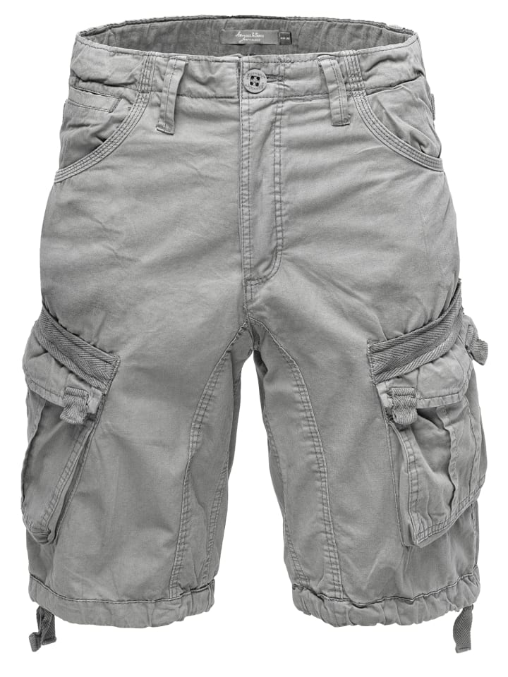 Тканевые шорты Amaci&Sons, светло-серый
Тканевые шорты Amaci&Sons, светло-серый