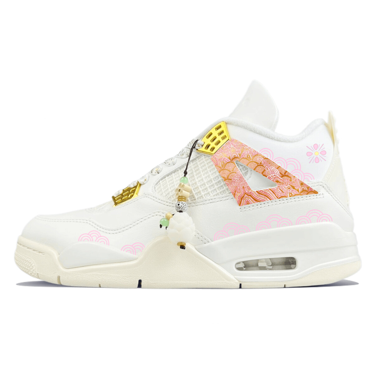 Кроссовки Air Jordan 4 Vintage Basketball Shoes Women's Mid-top White/Pink, белый
Кроссовки Air Jordan 4 Vintage Basketball Shoes Women's Mid-top White/Pink, белый