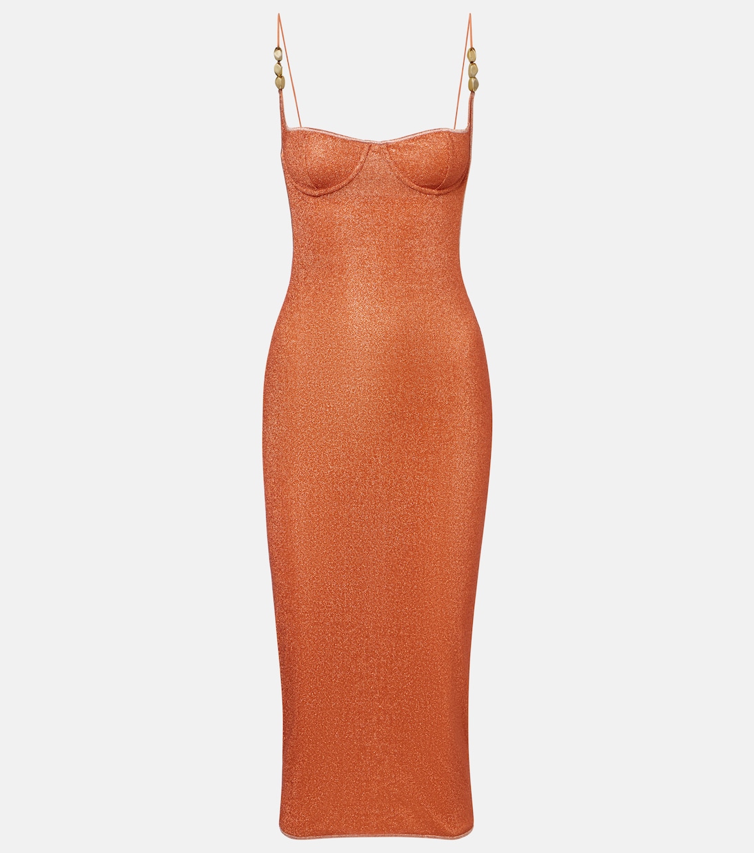 Платье Lumière миди с открытой спиной Oséree, оранжевый
Платье Lumière миди с открытой спиной Oséree, оранжевый