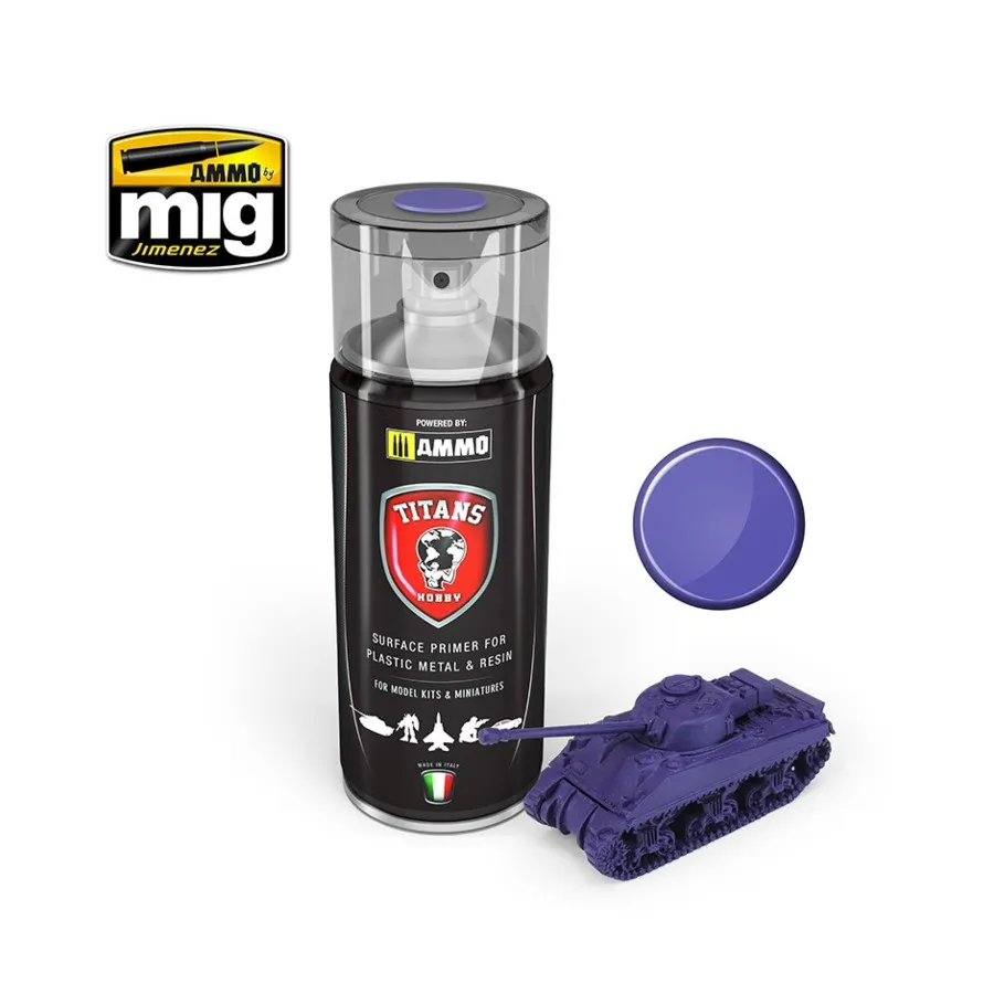 Волшебный фиолетовый матовый, Titans Hobby - Spray Primer
Волшебный фиолетовый матовый, Titans Hobby - Spray Primer
