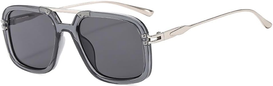 Мужские солнцезащитные очки в стиле ретро с двойной перемычкой, защита от УФ-излучения UV400, модные женские солнцезащитные очки с градиентным переходом HVTVTLA, Gray Gray
Мужские солнцезащитные очки в стиле ретро с двойной перемычкой, защита от УФ-излучения UV400, модные женские солнцезащитные очки с градиентным переходом HVTVTLA, Gray Gray