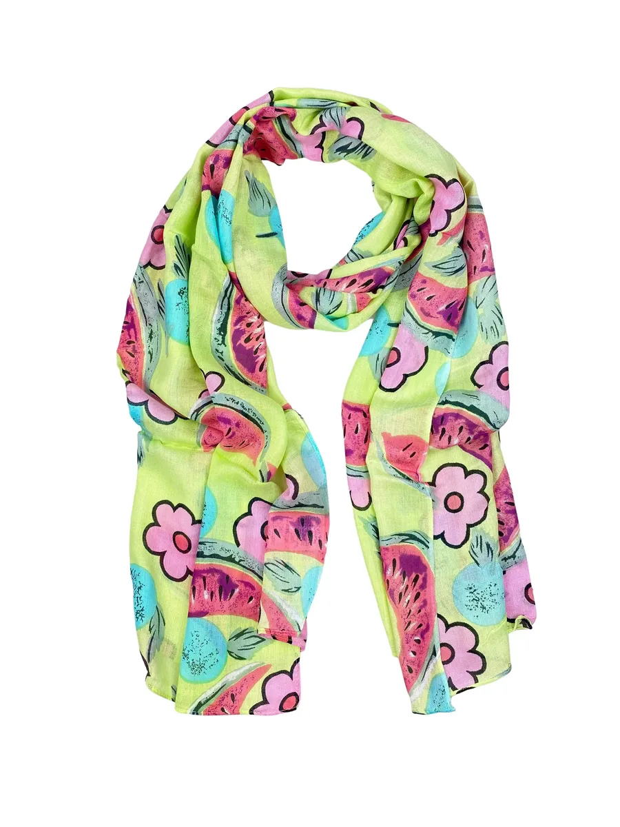 COLLEZIONE ALESSANDRO модный шарф "Дыня", ярко-зеленый цвет, зеленый
COLLEZIONE ALESSANDRO модный шарф "Дыня", ярко-зеленый цвет, зеленый