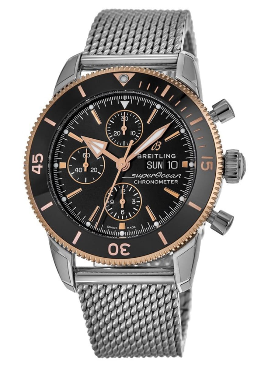 Мужские часы Breitling Superocean Heritage Chronograph 44 из стали и розового золота U13313121B1A1
Мужские часы Breitling Superocean Heritage Chronograph 44 из стали и розового золота U13313121B1A1