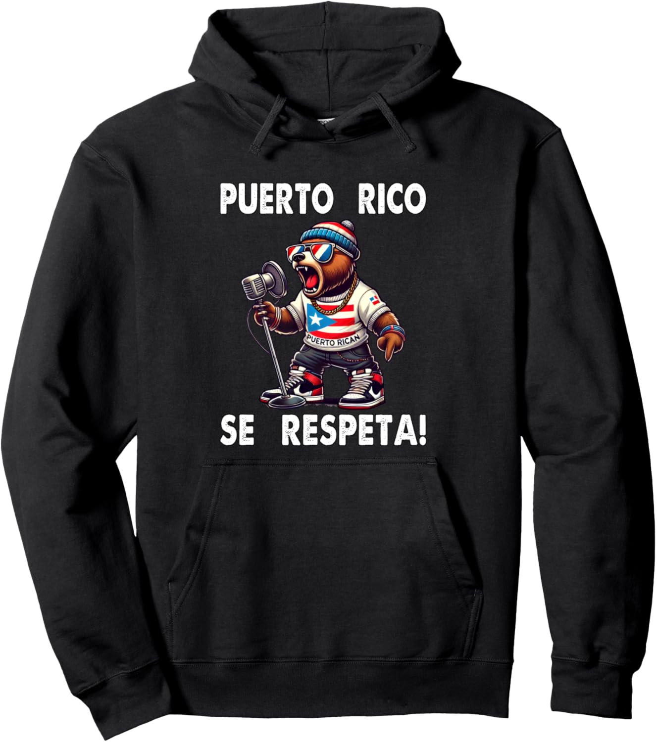 Толстовка с флагом Puerto Rico Se Respeta Boricua Bear PR Puerto Rico Se Respeta Collection, More Here, черный
Толстовка с флагом Puerto Rico Se Respeta Boricua Bear PR Puerto Rico Se Respeta Collection, More Here, черный
