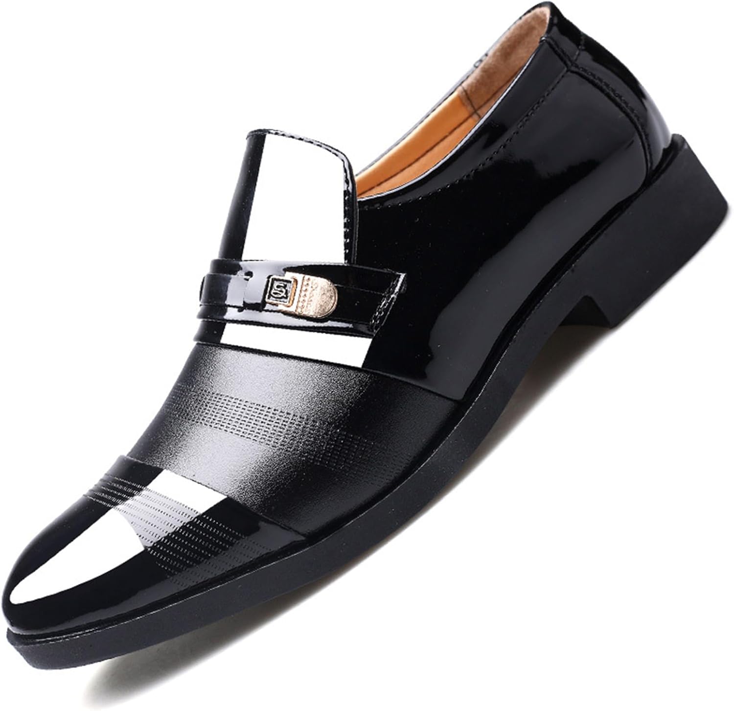 Мужские классические туфли KYOESCAI Лоферы из лакированной кожи Оксфорды Мокасины для офиса и бизнеса, черный
Мужские классические туфли KYOESCAI Лоферы из лакированной кожи Оксфорды Мокасины для офиса и бизнеса, черный