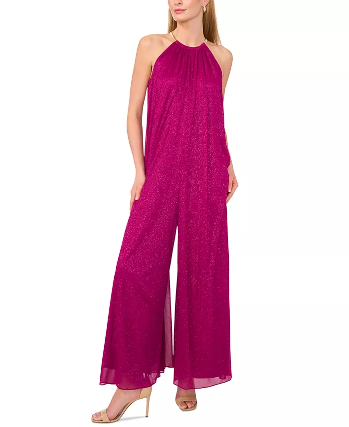 Женский комбинезон-халтер с широкими брючинами и колье MSK, фиолетовый
Женский комбинезон-халтер с широкими брючинами и колье MSK, фиолетовый