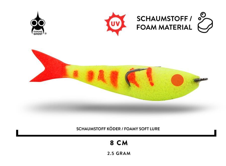 FISHINGGHOST Мягкая приманка - Spongy One - 2,5 г - УФ-желтый
FISHINGGHOST Мягкая приманка - Spongy One - 2,5 г - УФ-желтый