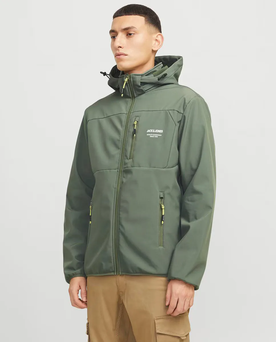 Мужская куртка с контрастной боковой деталью и застежкой-молнией Jack & Jones, зеленый
Мужская куртка с контрастной боковой деталью и застежкой-молнией Jack & Jones, зеленый