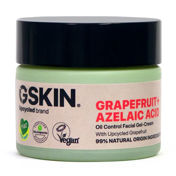 Матирующий гель-крем Grapefruit + Azelaic Acid Gskin, 50 ml
Матирующий гель-крем Grapefruit + Azelaic Acid Gskin, 50 ml