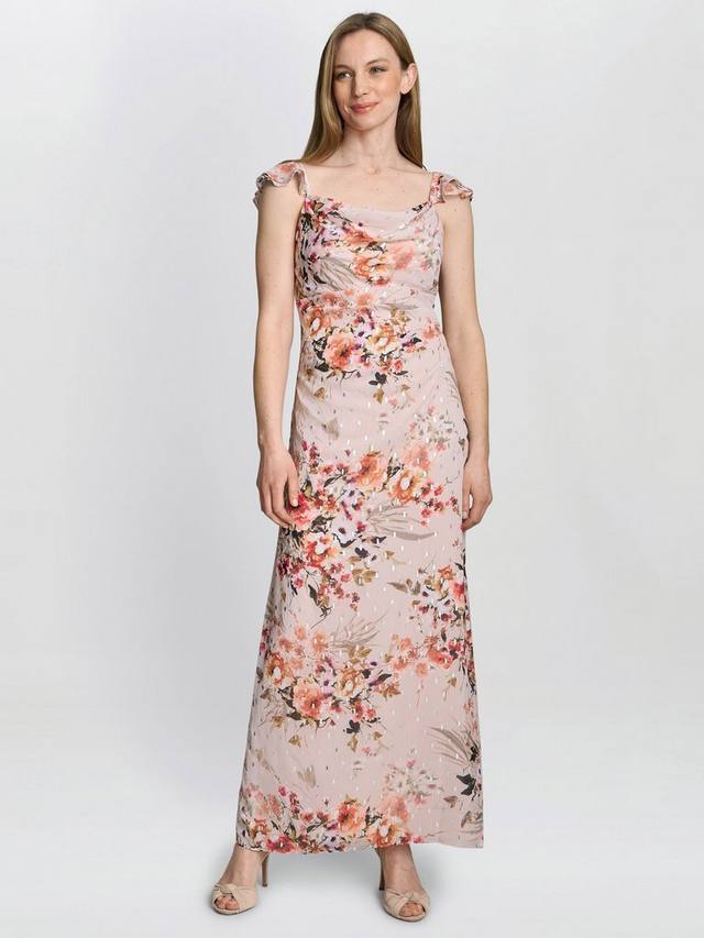 Платье макси из шифона Serenity Floral Gina Bacconi, Natural/Multi
Платье макси из шифона Serenity Floral Gina Bacconi, Natural/Multi