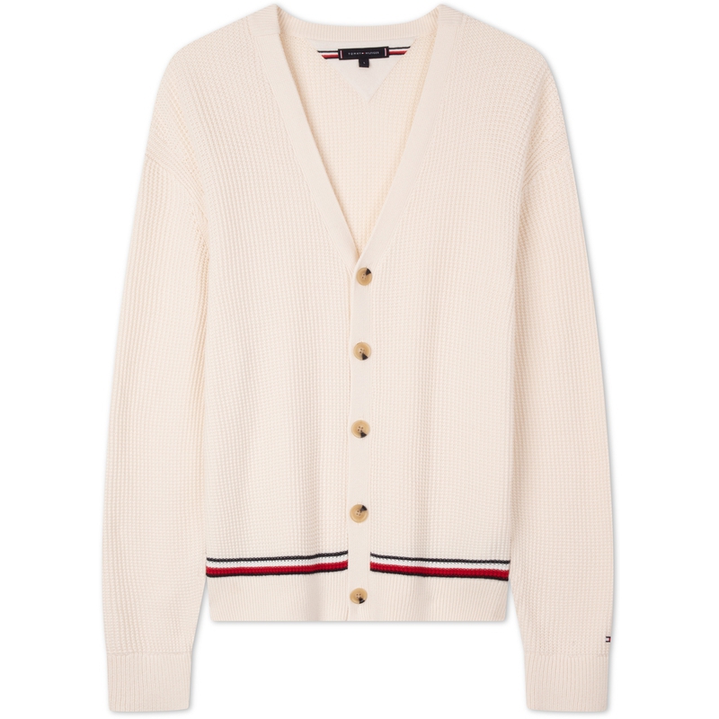 Хлопковый кардиган Tommy Hilfiger, Ecru Z00
Хлопковый кардиган Tommy Hilfiger, Ecru Z00