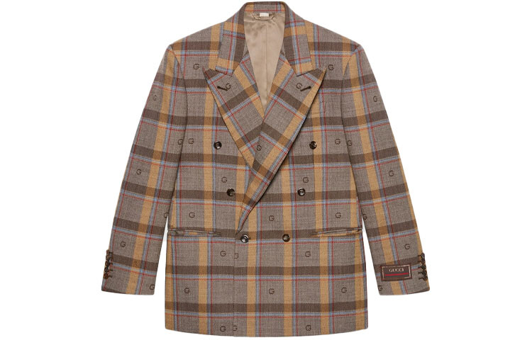 Пиджак деловой мужской Gucci Check-wool, коричневый
Пиджак деловой мужской Gucci Check-wool, коричневый