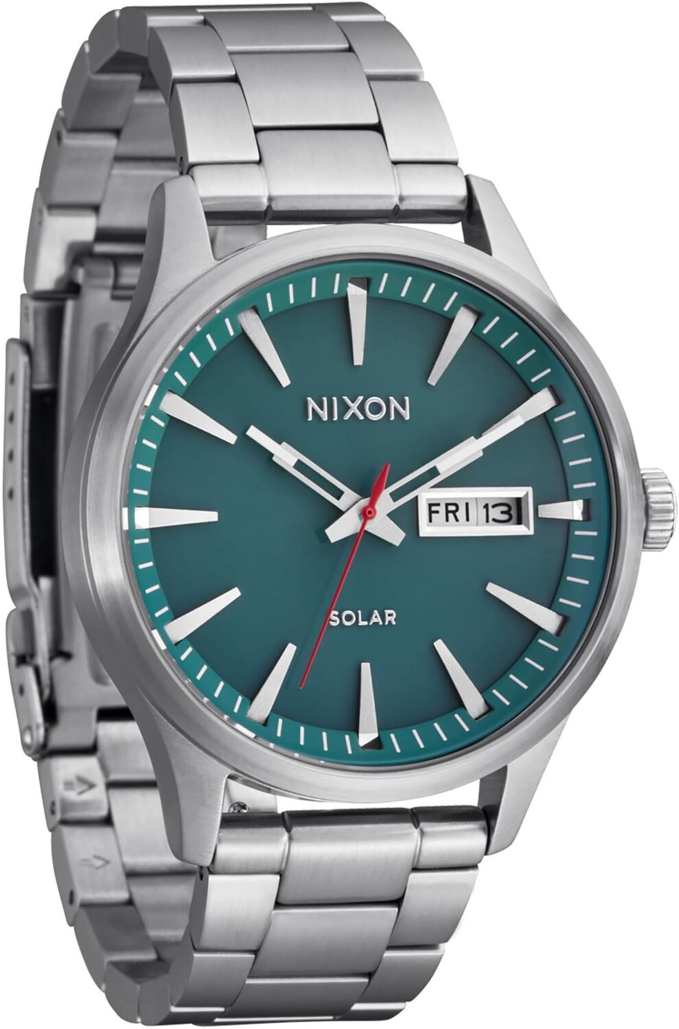 Часы Sentry Solar Stainless Steel Nixon, цвет Silver/Jasper 
Часы Sentry Solar Stainless Steel Nixon, цвет Silver/Jasper