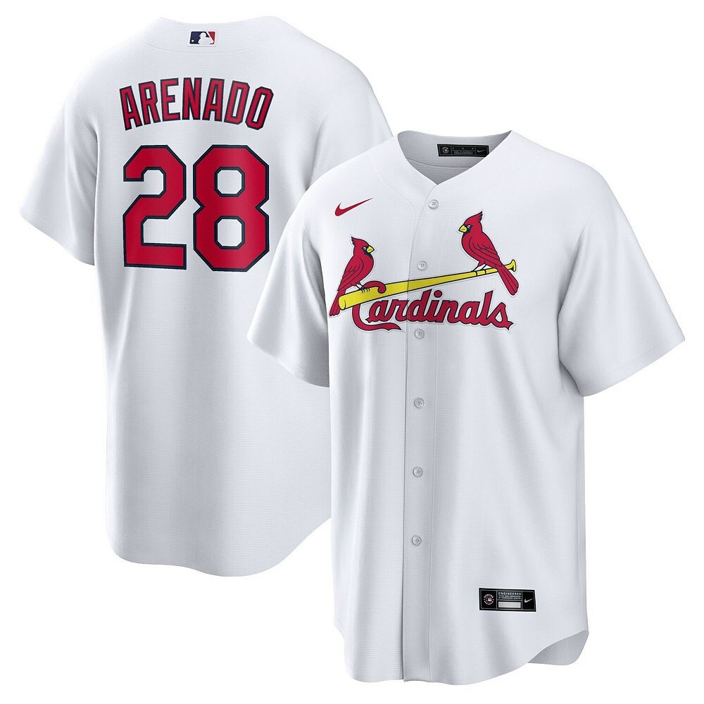 Мужская футболка Nike Nolan Arenado White St. Louis Cardinals Home Официальная копия Джерси игрока, цвет Crd White
Мужская футболка Nike Nolan Arenado White St. Louis Cardinals Home Официальная копия Джерси игрока, цвет Crd White