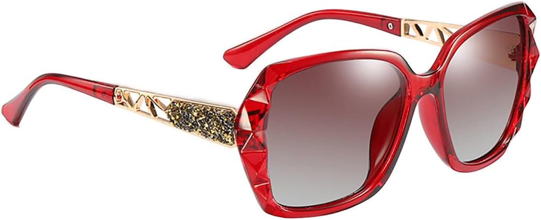 Женские солнцезащитные очки увеличенного размера с градиентным переходом цвета, металлическая оправа с кристаллами, защита от УФ-излучения UV400, доступны в черном, розовом и синем цветах Generic, Red
Женские солнцезащитные очки увеличенного размера с градиентным переходом цвета, металлическая оправа с кристаллами, защита от УФ-излучения UV400, доступны в черном, розовом и синем цветах Generic, Red