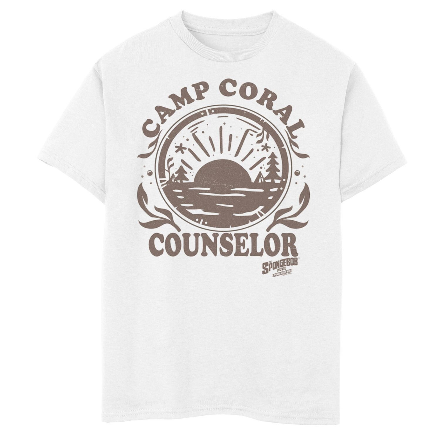 Футболка с рисунком Sponge On The Run Camp Coral Counselor для мальчиков 8–20 лет Nickelodeon, белый
Футболка с рисунком Sponge On The Run Camp Coral Counselor для мальчиков 8–20 лет Nickelodeon, белый